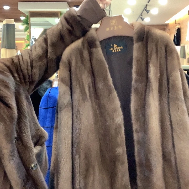 苦咖啡原色V领75长静版