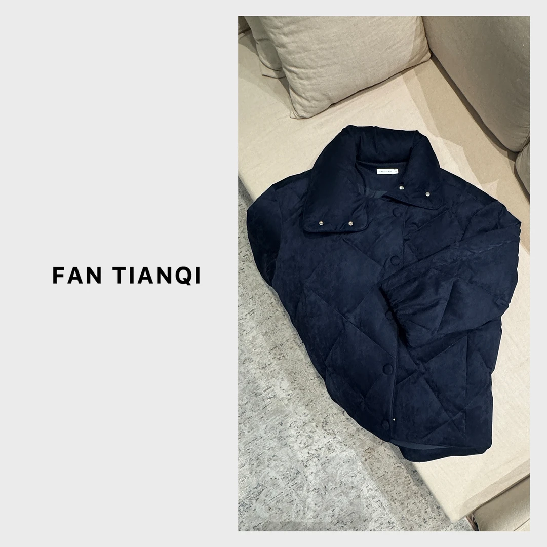范天奇FAN TIANQI【被子鹅】高克重中长款羽绒服只可干洗FLY251025