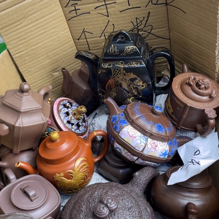 茶壶段泥紫砂壶等各种造型精美