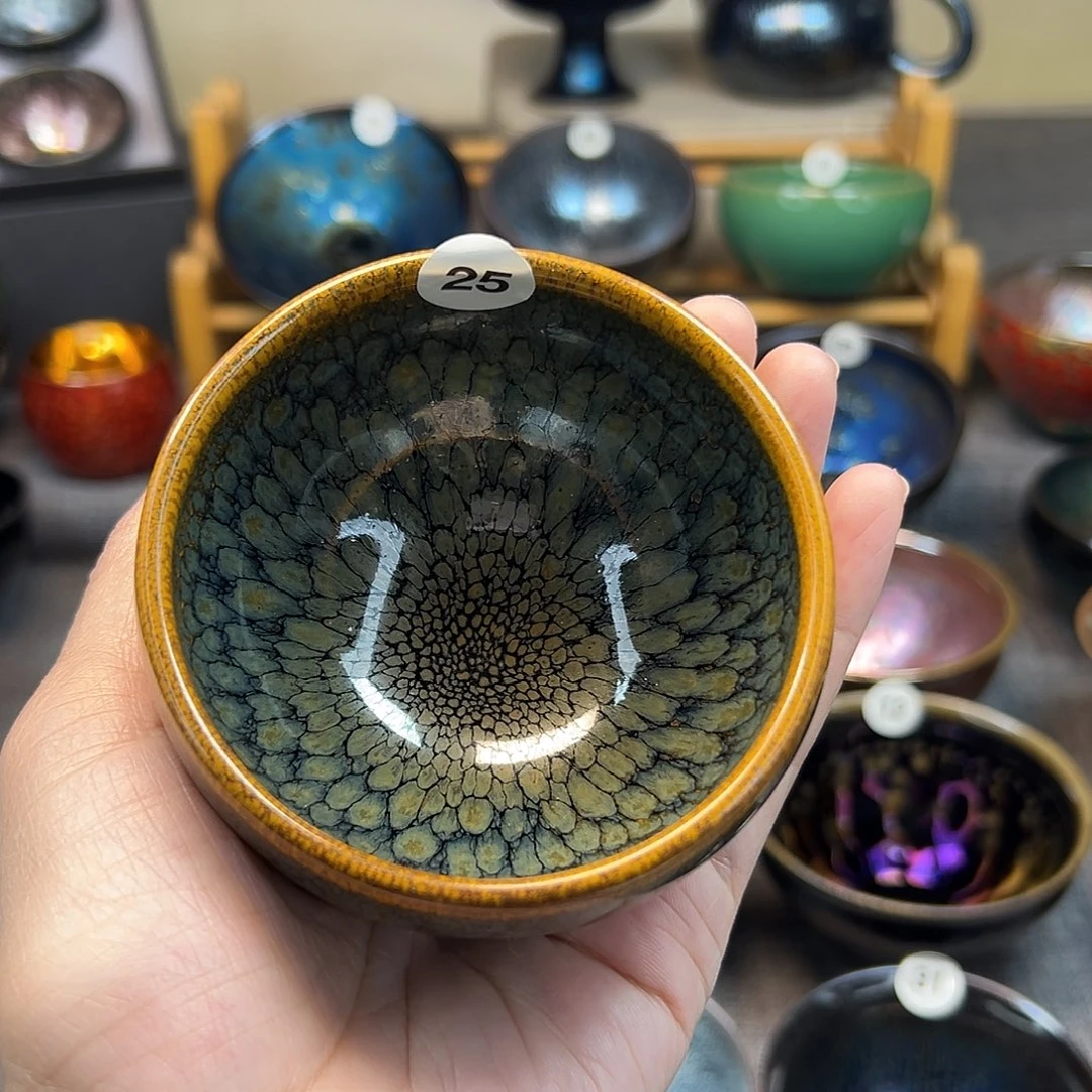 茶盏鹧鸪手工波体