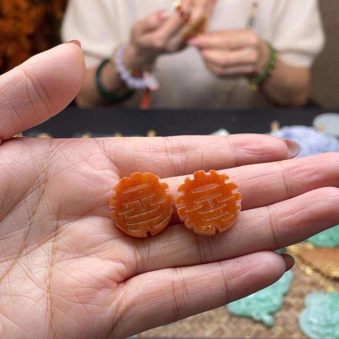 翡翠未镶嵌颈饰代编织