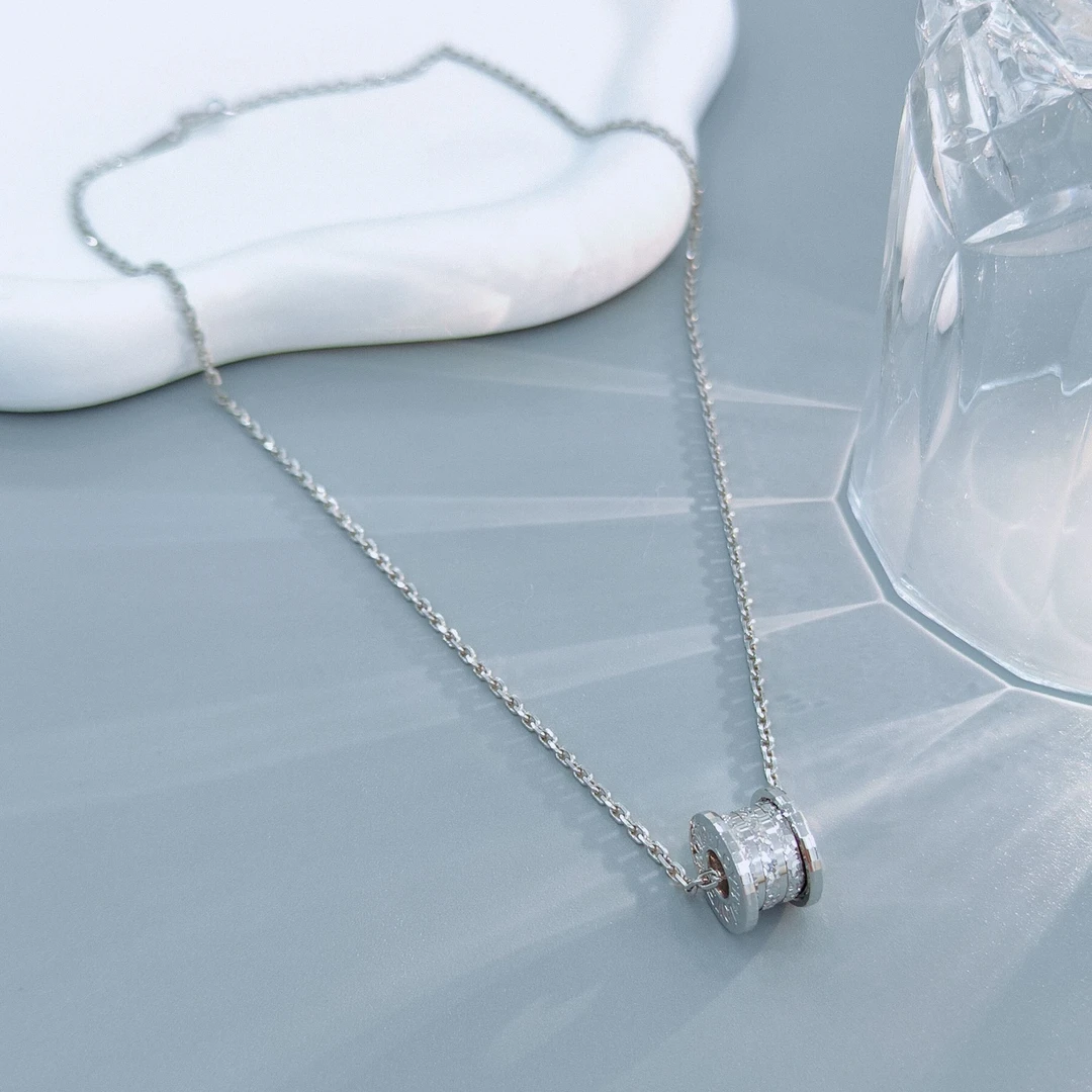 吉金珠宝 Pt950铂金LOVE碎碎冰小蛮腰套链小众设计款Z520617011