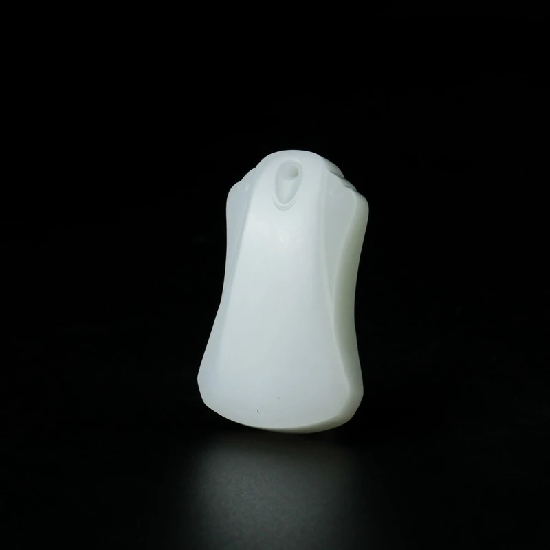 和田玉白玉无忧挂坠约39x22x14mm约24g 22240313-14