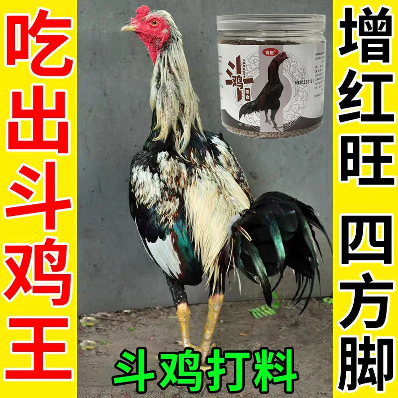 斗鸡专用饲料增旺增红增强爆发力打料补气血增斗志斗鸡粮毛色光亮