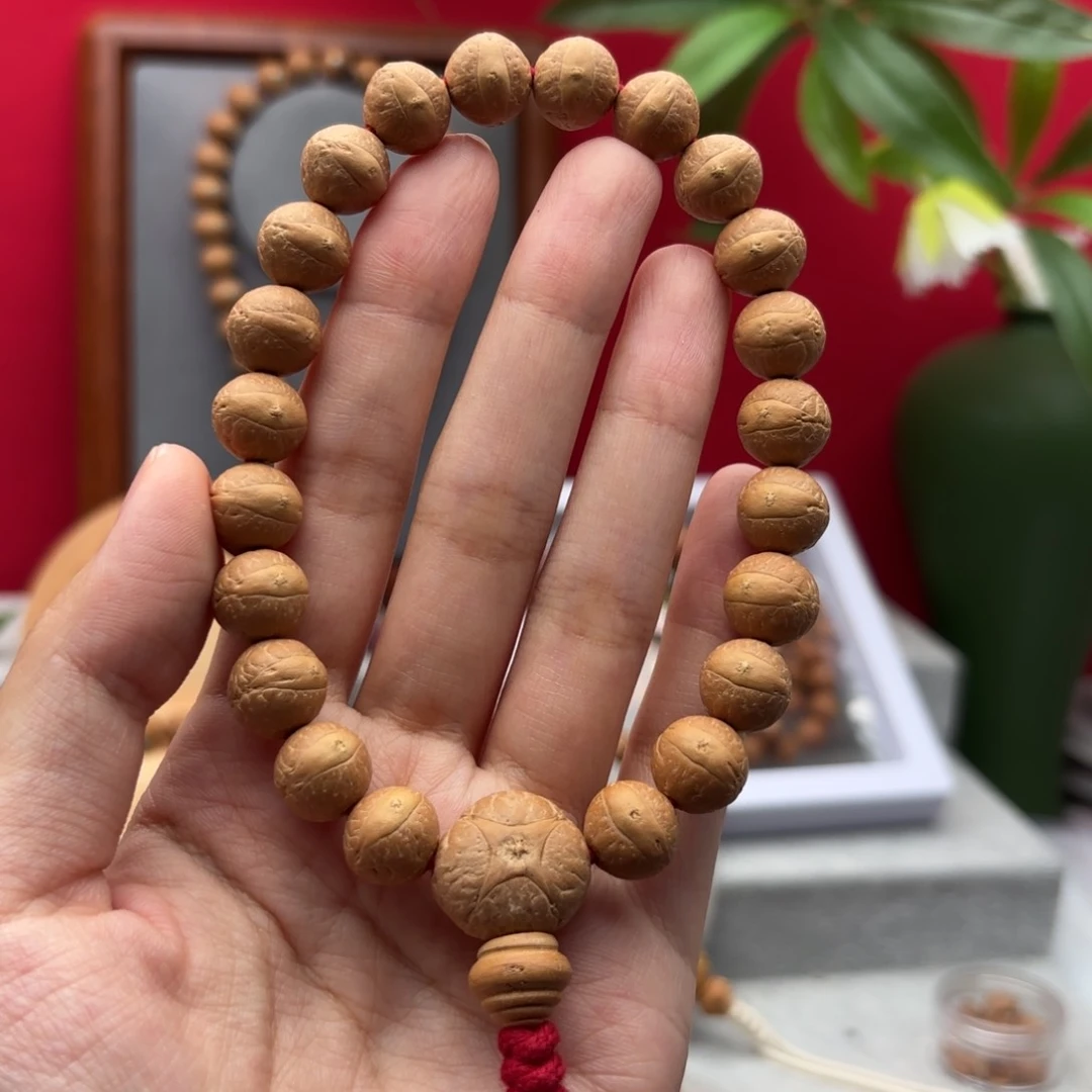 凤眼菩提手串11.5左右素串精品