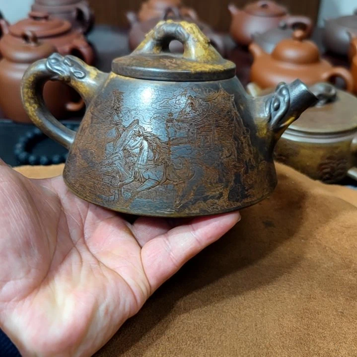 紫砂茶壶宜兴紫砂壶精工