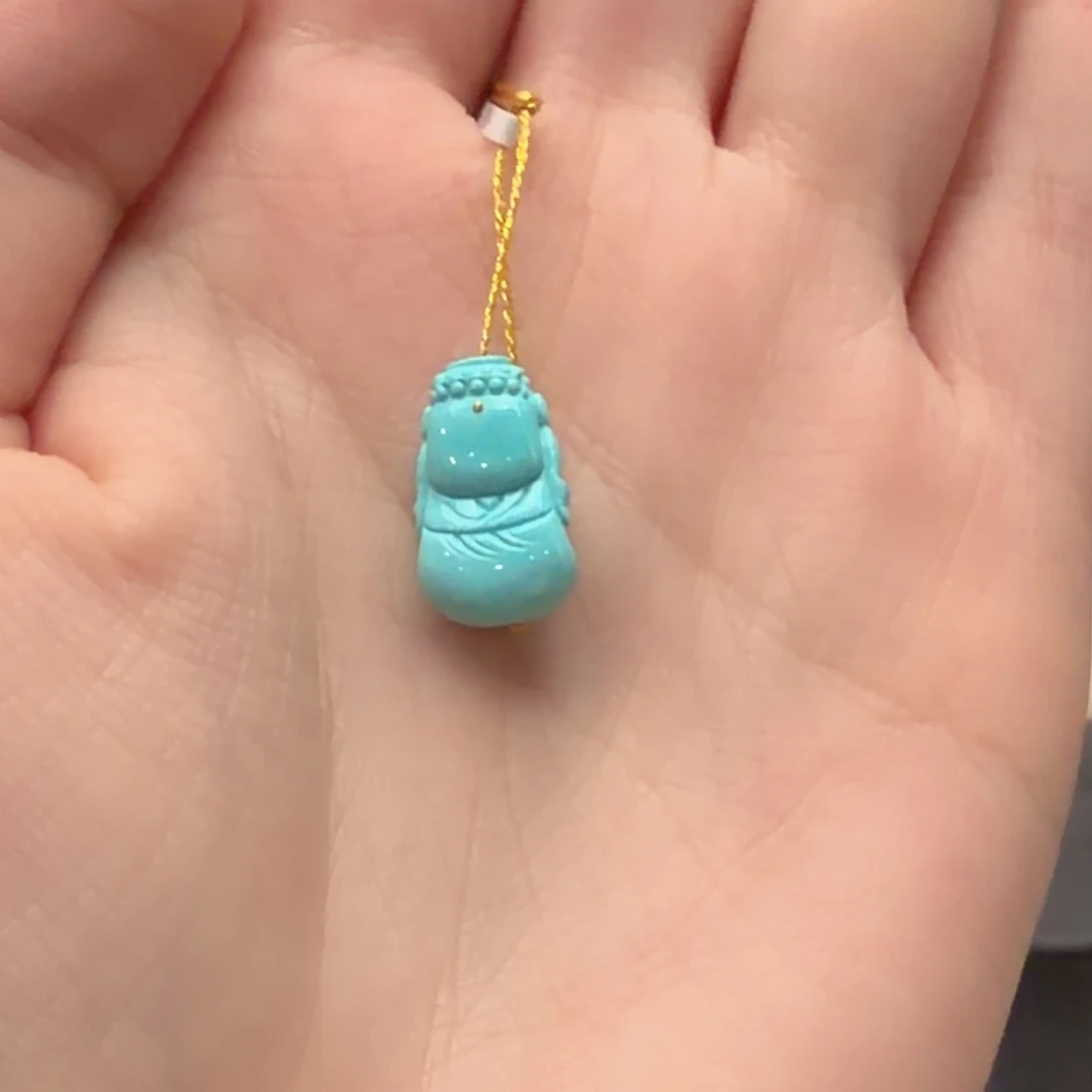 绿松石未镶嵌颈饰