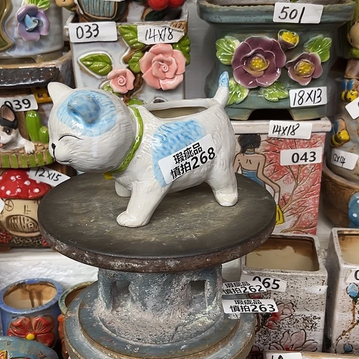 粗陶材质多肉花盆