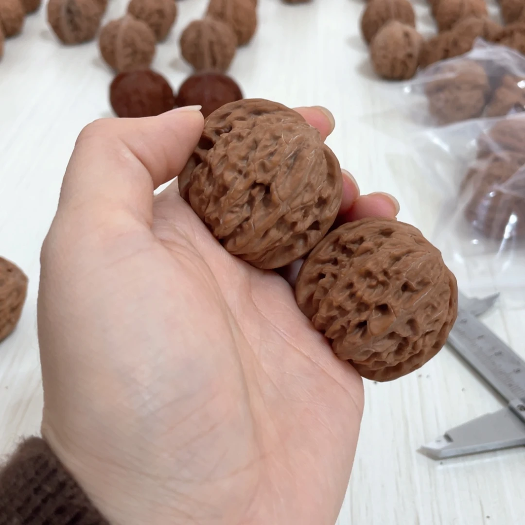 神***明吊坠文玩核桃磨盘41尺全品