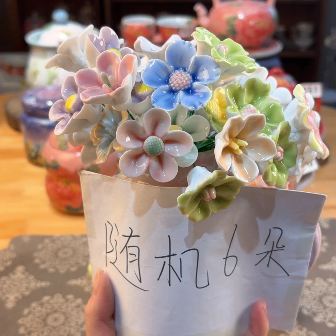 景德镇手绘高温釉下彩陶瓷茶具