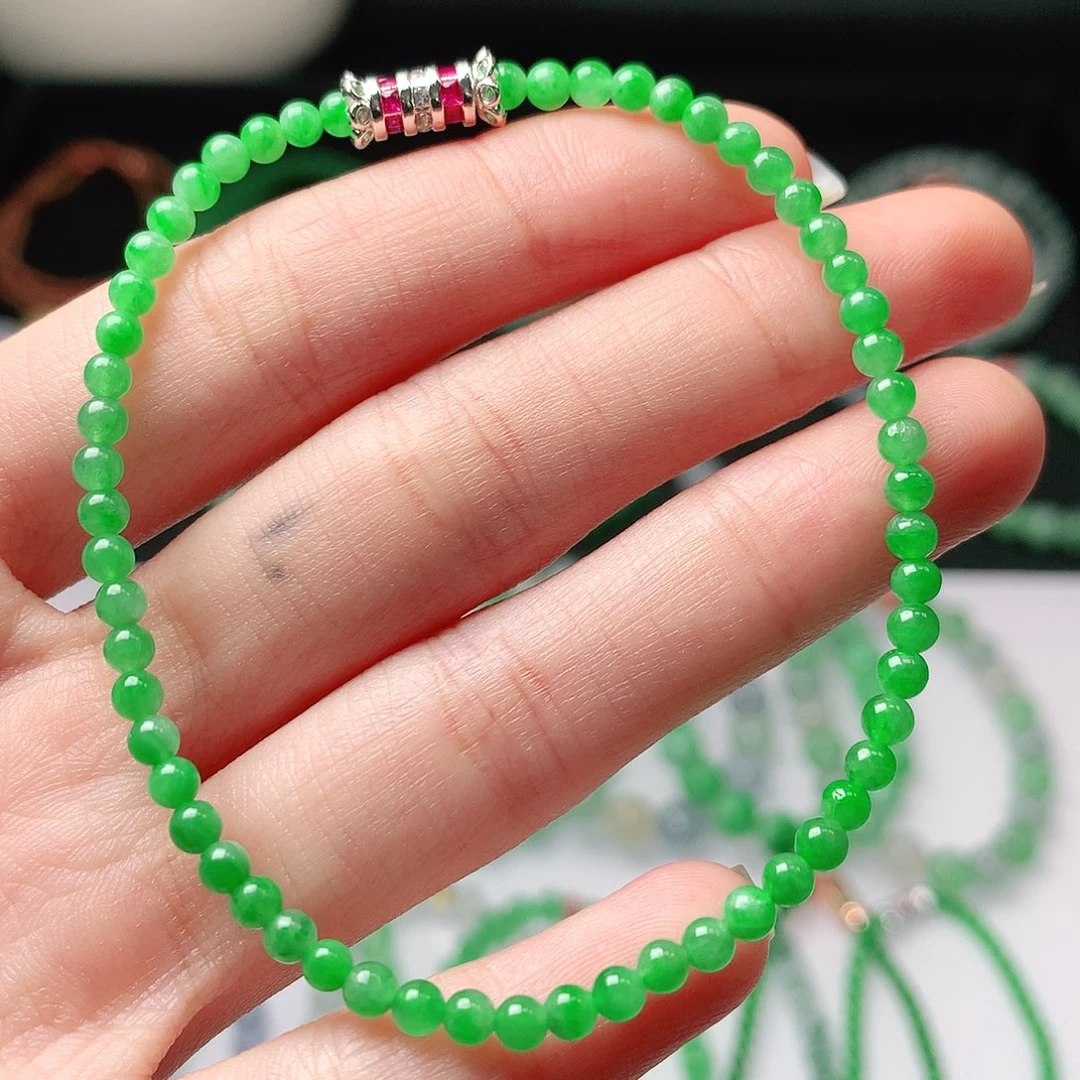 翡翠未镶嵌手链翡翠