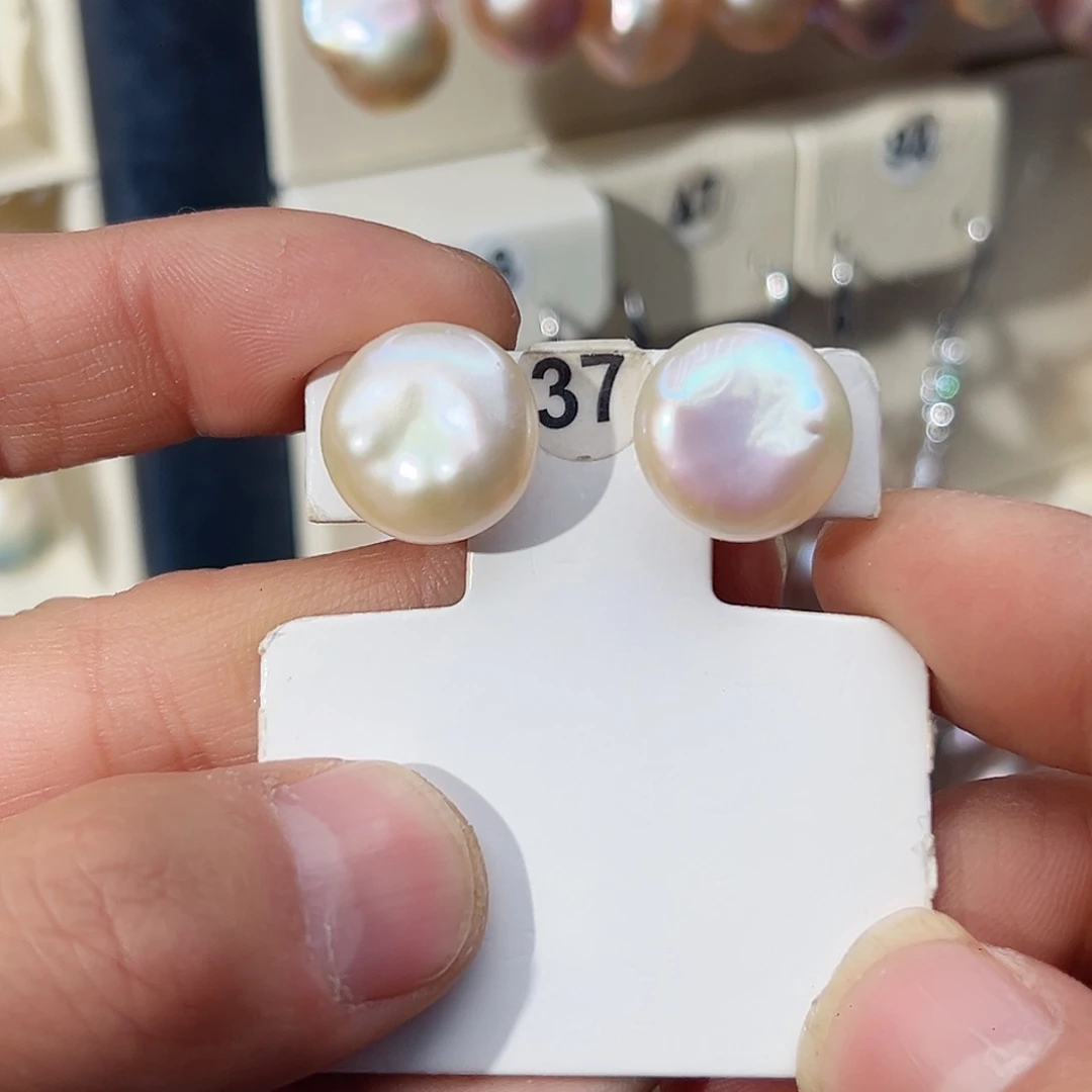 未镶嵌淡水珍珠耳饰