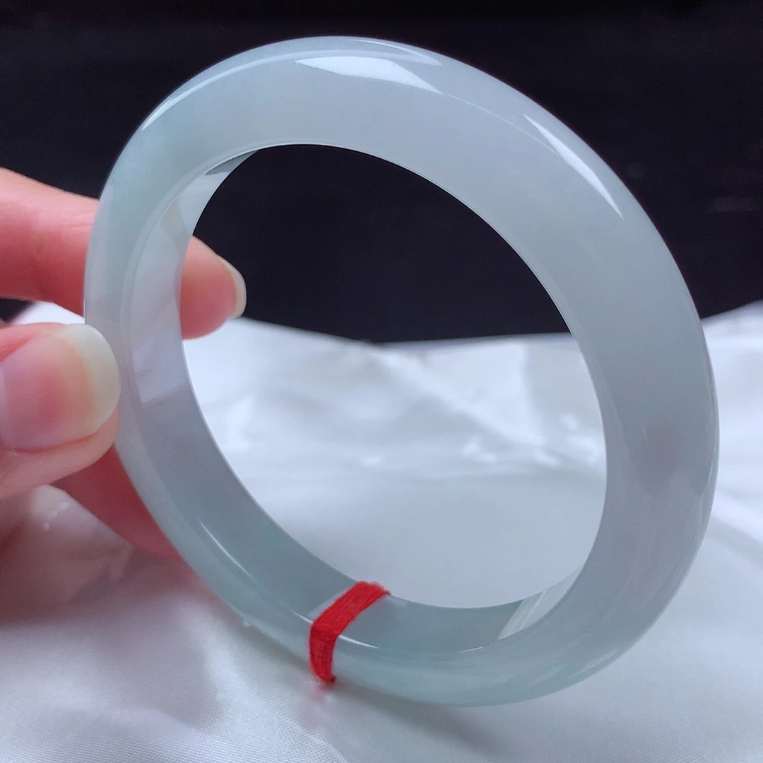 翡翠未镶嵌手镯56圈t19117