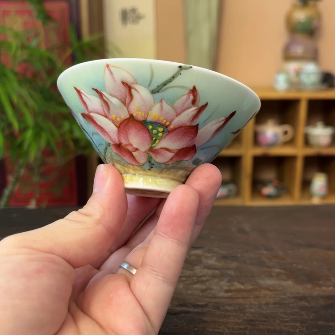 柴烧手工手绘陶瓷