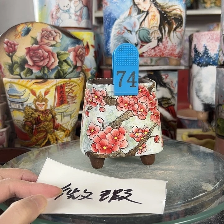 景德镇市手绘花盆性价比超级无敌高