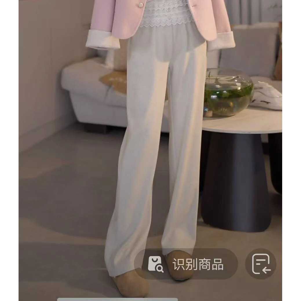 『慵懒时光J』MSY设计显瘦百搭时尚休闲裤8281