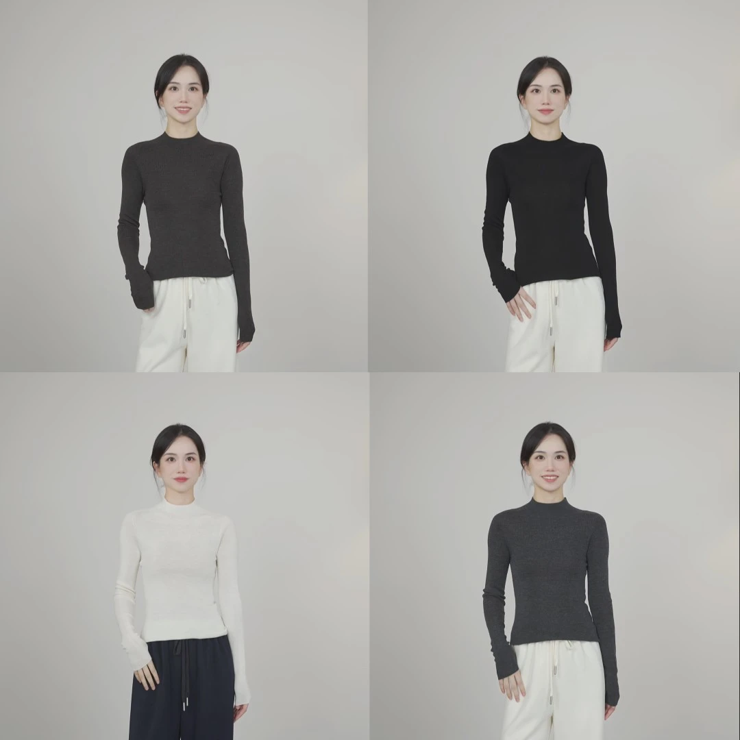 小禾【 天衣无缝】德国扬子120s100%美丽诺极细防缩羊毛无缝打底衫