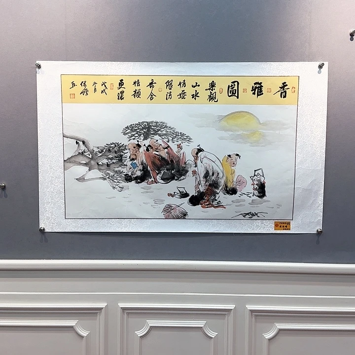 国画书法作品多次参加