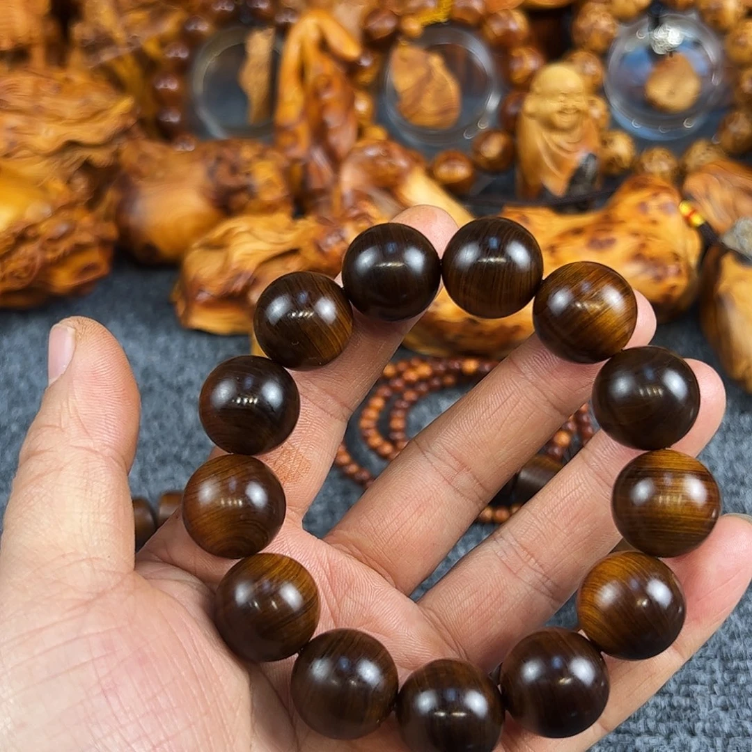 柏木崖柏五灵脂手串