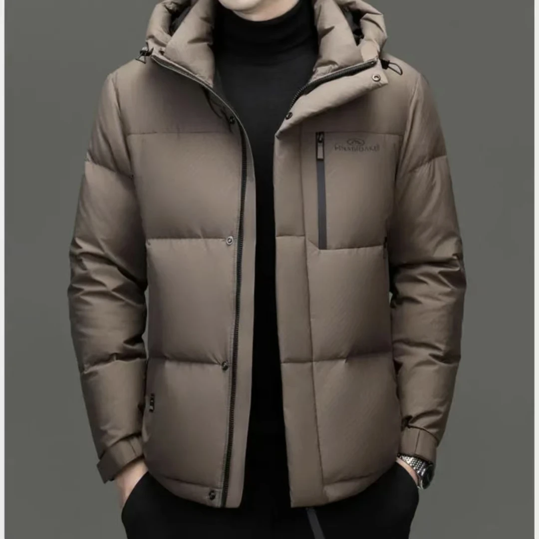 8061男士冬季连帽休闲厚款羽绒服(LL)