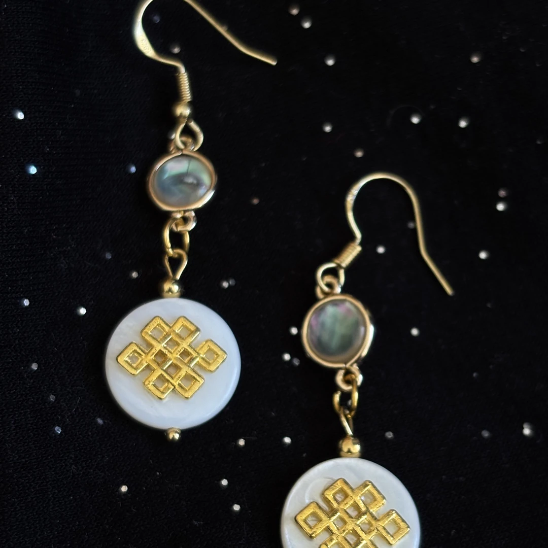 Tergel 925银钩民族风耳环高雅发饰