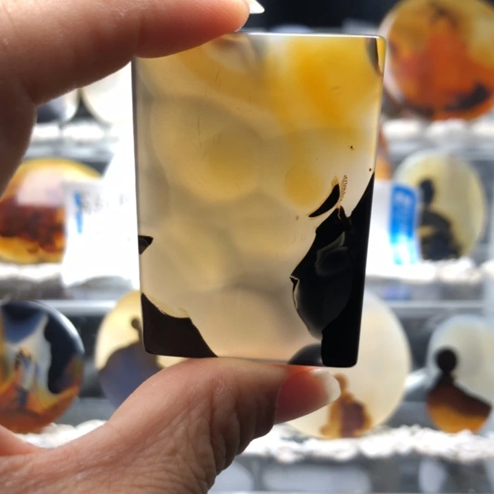 合金玛瑙/玉髓珠宝奇石42有瑕