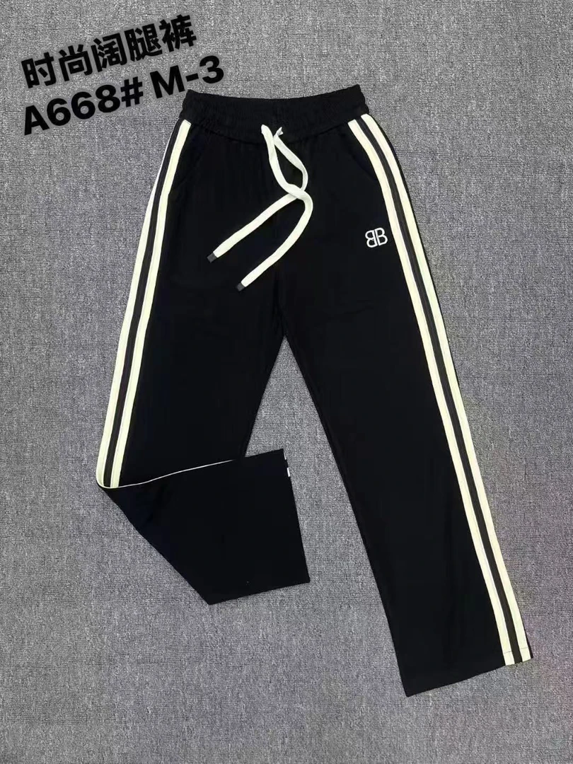 （征禧家）窄版直筒裤弹力刺绣B休闲裤A668长裤裤子