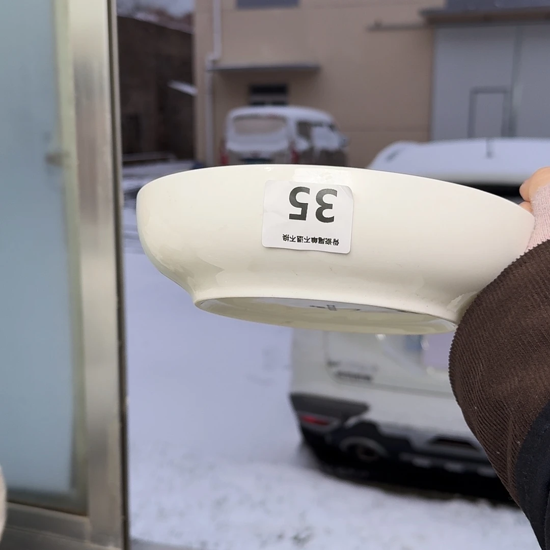 骨瓷银边骨瓷22cm汤盘一个瑕疵不忒不还