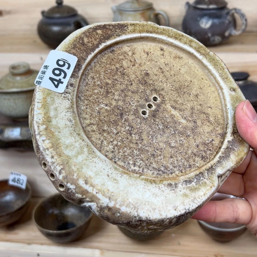 晨阳柴烧茶器链接壶承