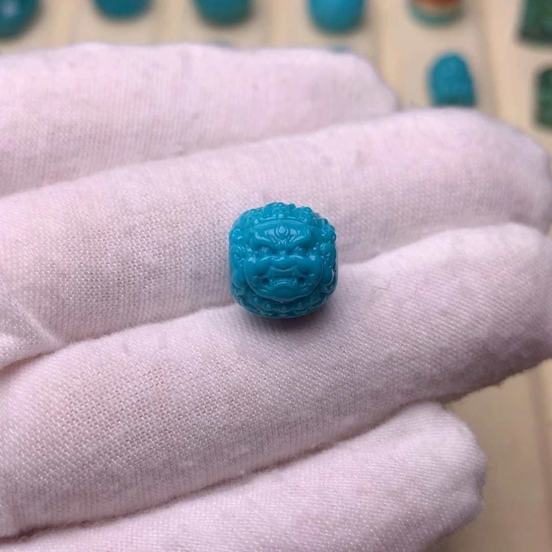 绿松石未镶嵌绿松石大黑天11.8