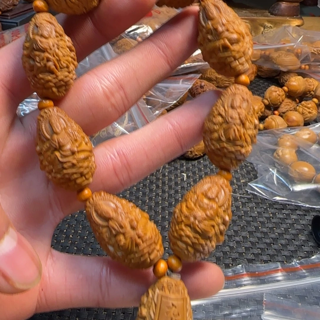 橄榄核手串/手链九龙观音