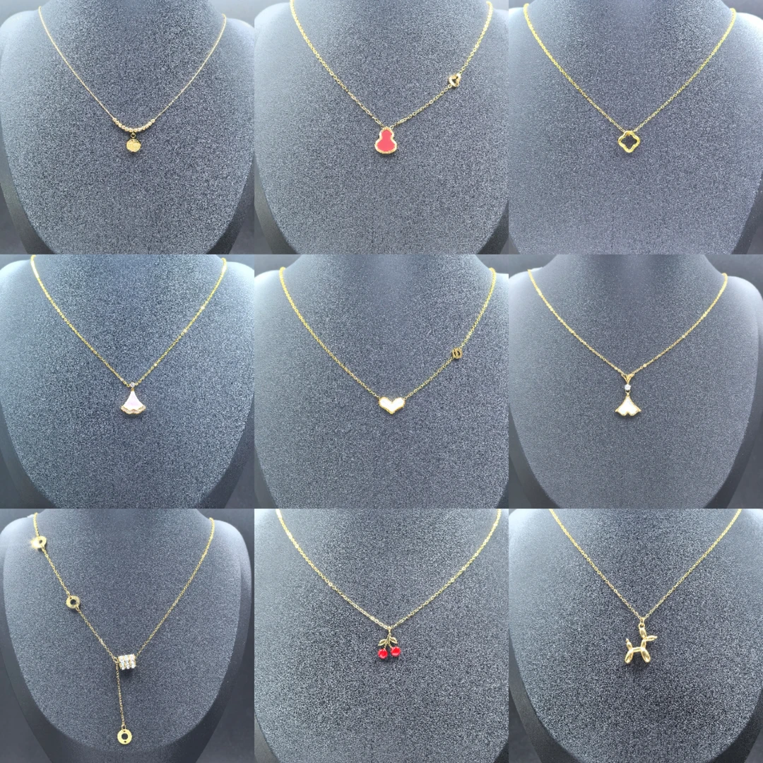 钛钢项链 一诺高定 轻奢时尚不掉色高定气质韩版素款女士百搭项链