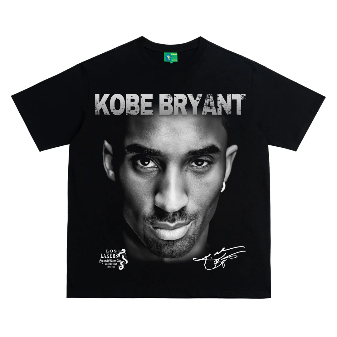 <FNIFNI>-科比-男女同款t恤美式纯棉夏季短袖上衣国潮新款