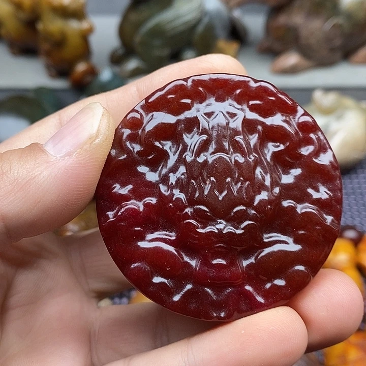 未镶嵌蛇纹石玉颈饰