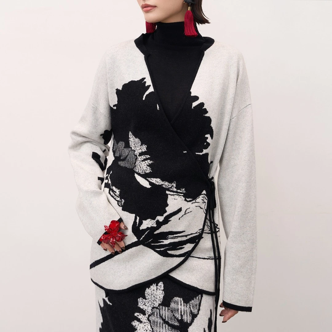 【公主高定】100%羊毛提花外套5501312