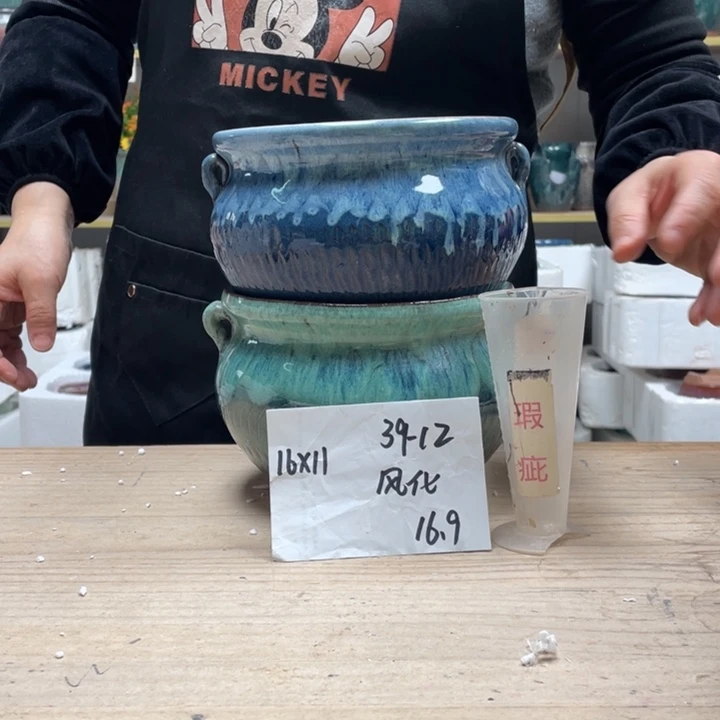 紫砂花盆多肉花盆微瑕12