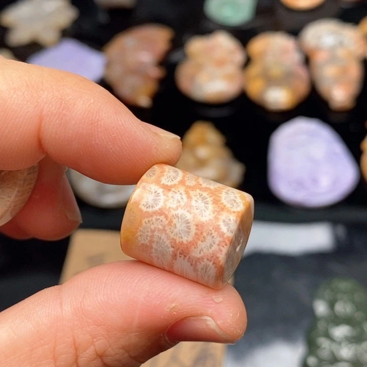 硅化珊瑚（珊瑚玉）手镯未镶嵌