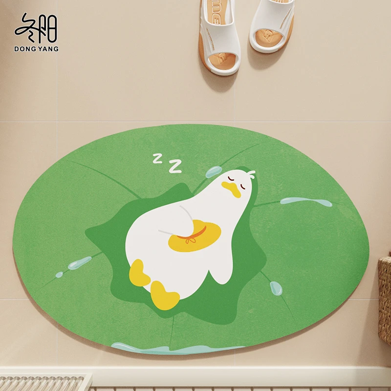 卫生间地垫浴室门口防滑吸水垫垫子速干硅藻泥脚垫厕所洗手间地毯