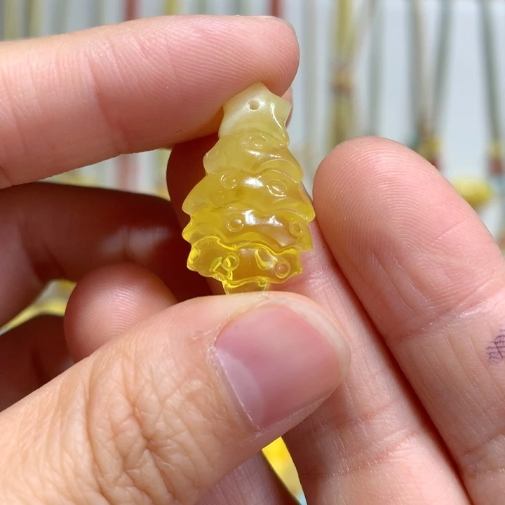 蜜蜡未镶嵌裸石配饰