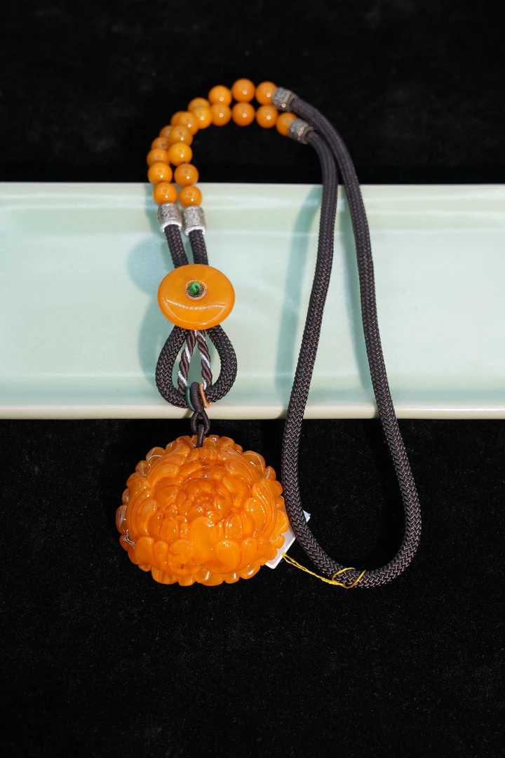 老蜡牡丹花DIY吊坠多样性发一件JSJ132979918