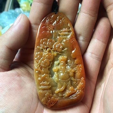 翡翠未镶嵌颈饰天***遥天然缅甸翡翠a货