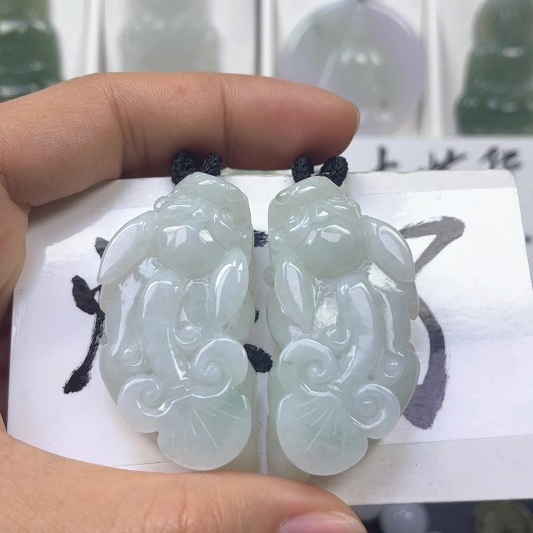 翡翠颈饰未镶嵌缅甸天然翡翠