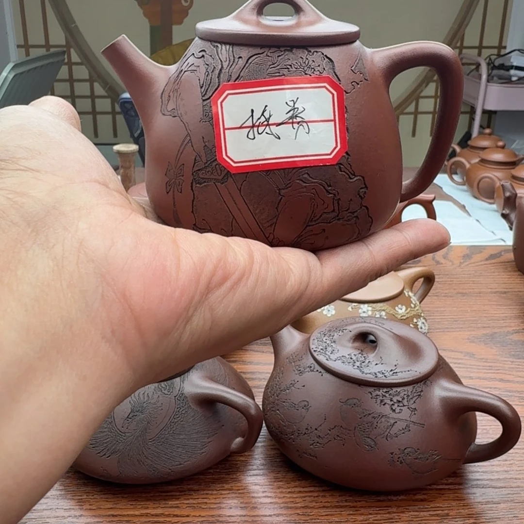 茶壶紫泥遇**香老紫泥高瓢