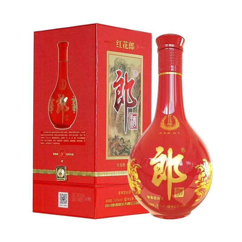 郎酒【老李选酒】红花郎（10）53度500ml酱香白酒53度