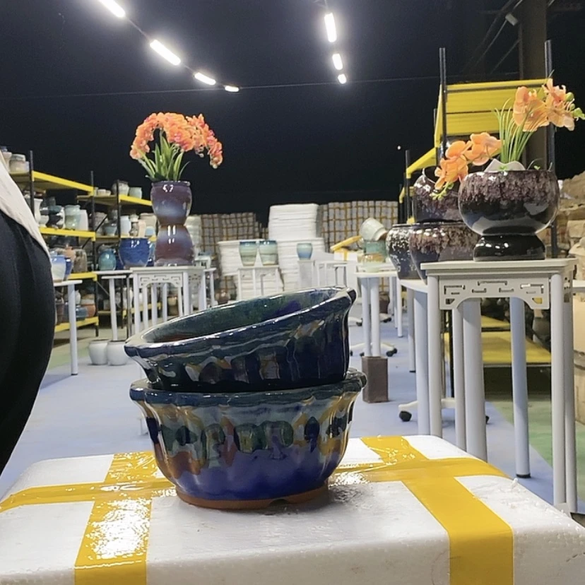 【闪购商品】紫砂花盆宜兴紫砂粗陶花盆