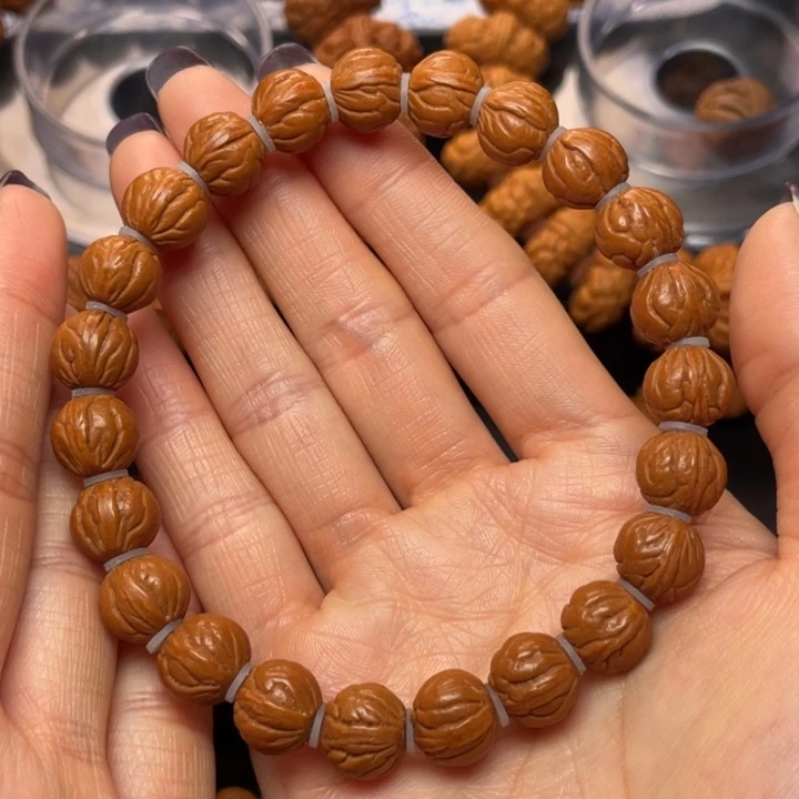 桃核手串龙纹桃核16