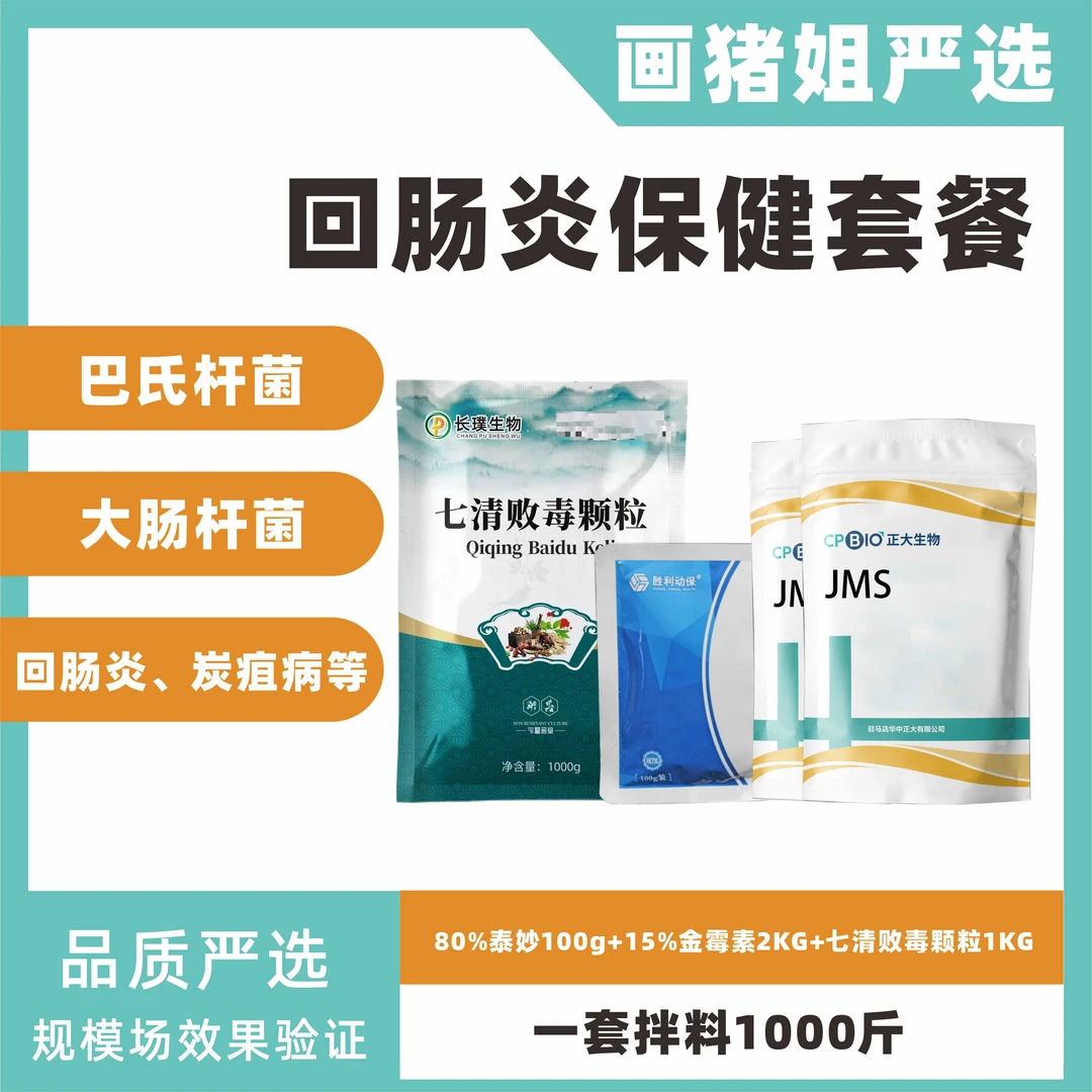 【回肠炎套餐】血痢黑痢黄色料便肠道疾病母猪育肥养殖场用