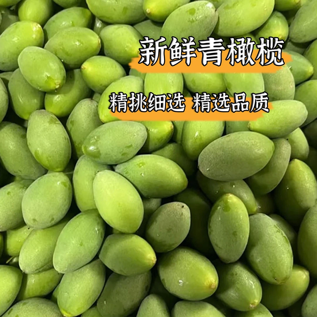 新鲜青橄榄石橄榄单叶顺丰包邮生橄榄青果广东煲汤料顺丰包邮
