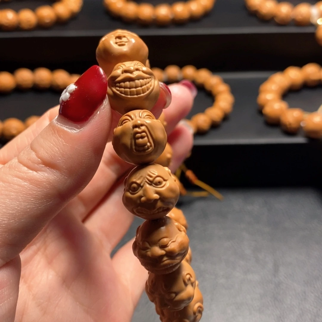 猴头核桃手串百态