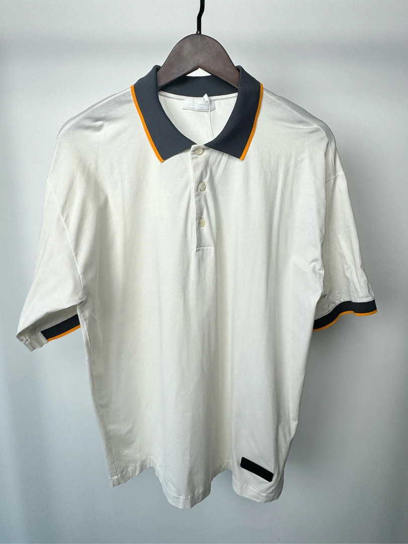 全新未使用 Prada/普拉达 拼色polo衫/XL码/2412143